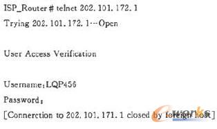 W·telnet Checking_Router